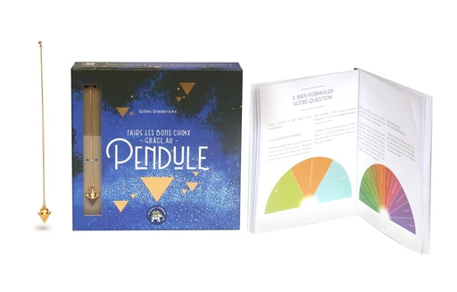 Coffret Faire les bons choix grâce au pendule - Gilles Diederichs - Le lotus et l'éléphant